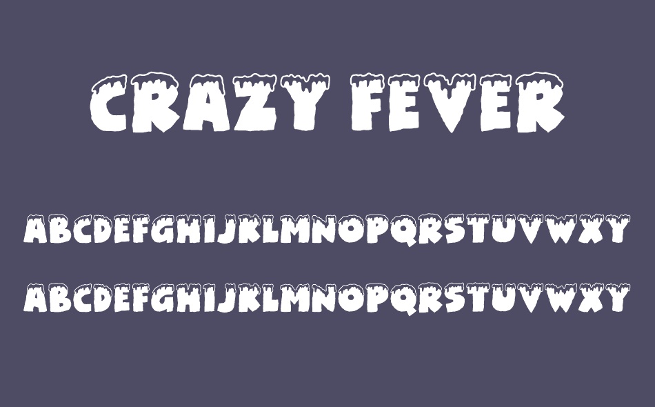 Crazy Fever font