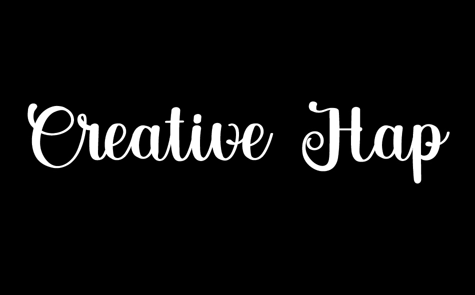 Creative Happiness font big