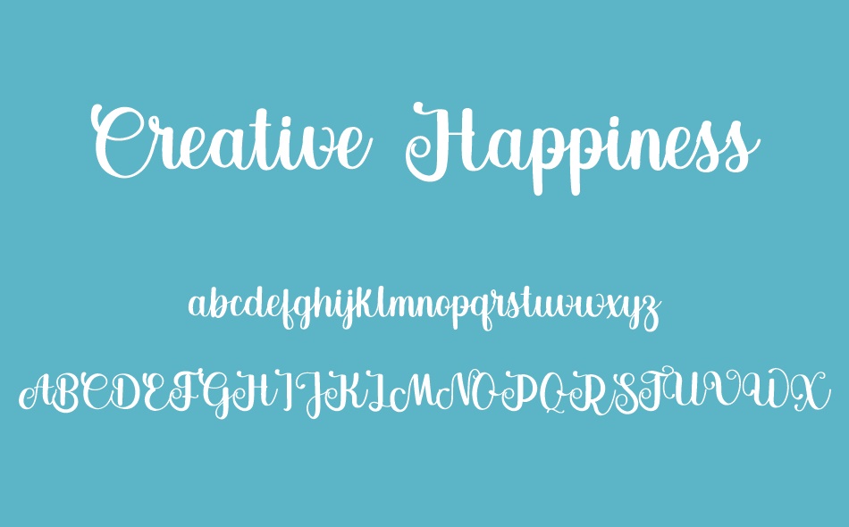 Creative Happiness font