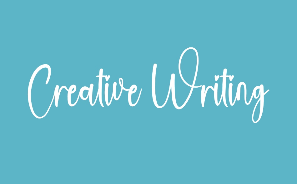 Creative Writing font big