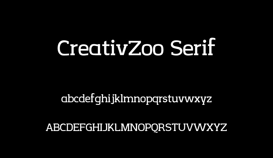 CreativZoo Serif Regular font