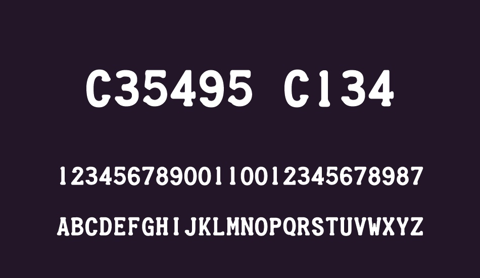 Credit Card font