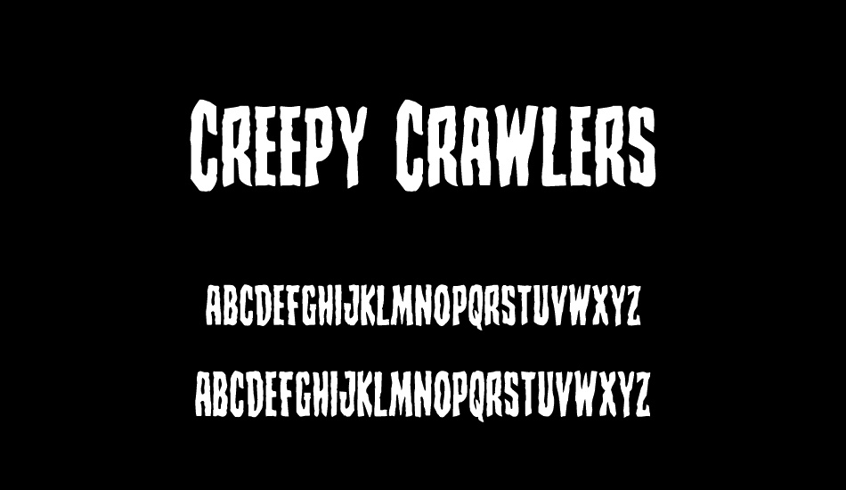 Creepy Crawlers font