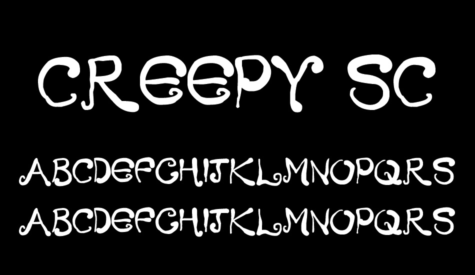 Creepy Scrawly font