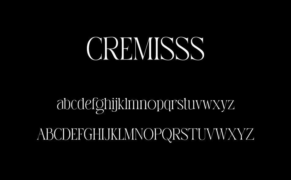 Cremisss font