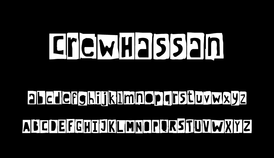 CrewHassan font