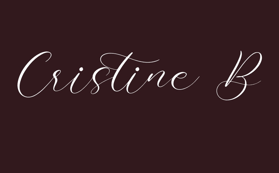 Cristine Britton font big