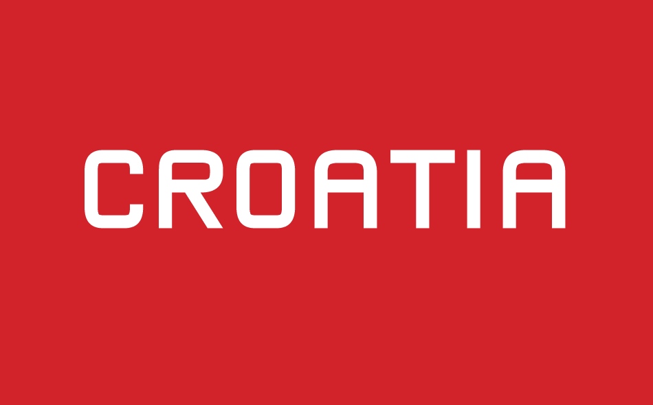 Croatia font big