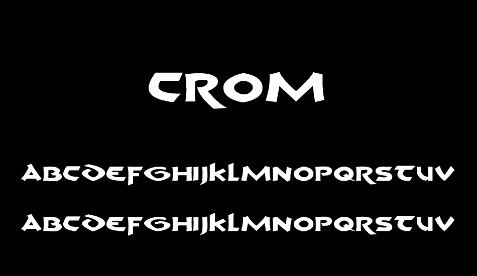 Crom font
