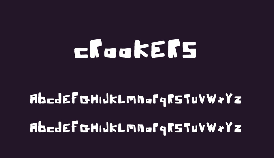 crookers font