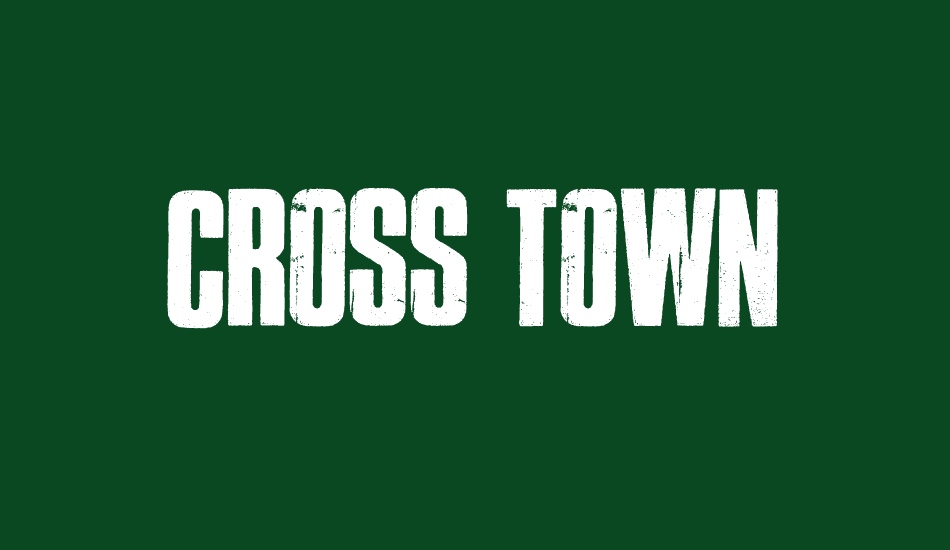 cross-town-personal-use font big