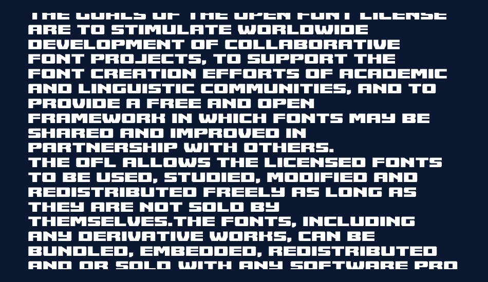 Cruiser Fortress font 1