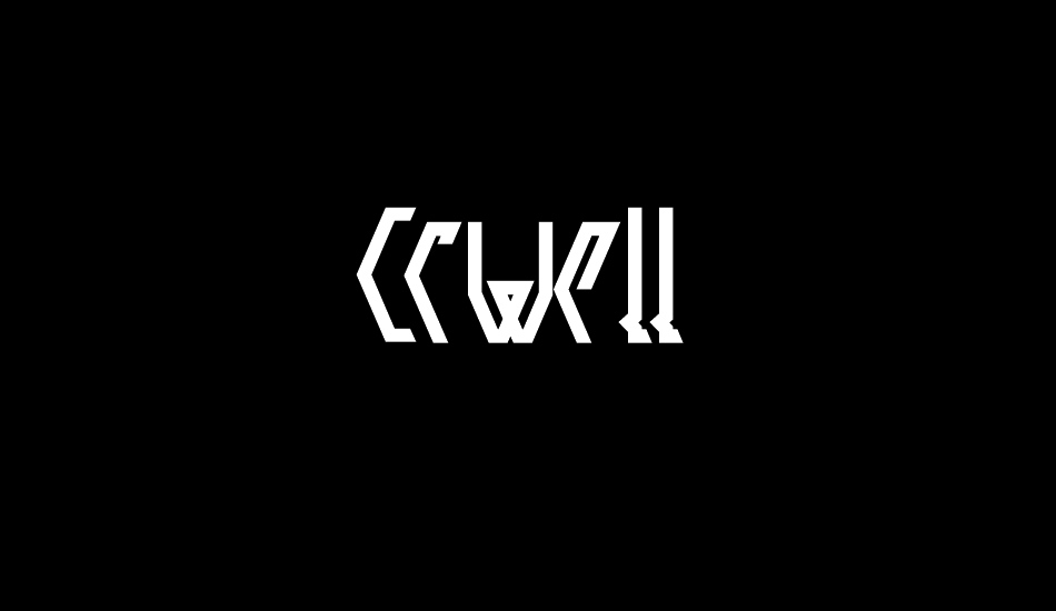 Crwell font big