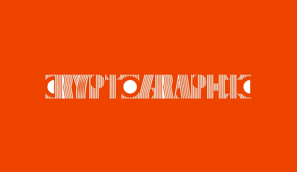 Cryptographic font big