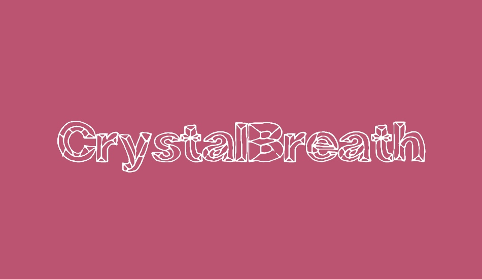 CrystalBreath font big