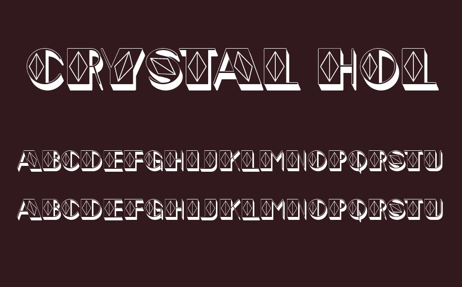 Cristal font