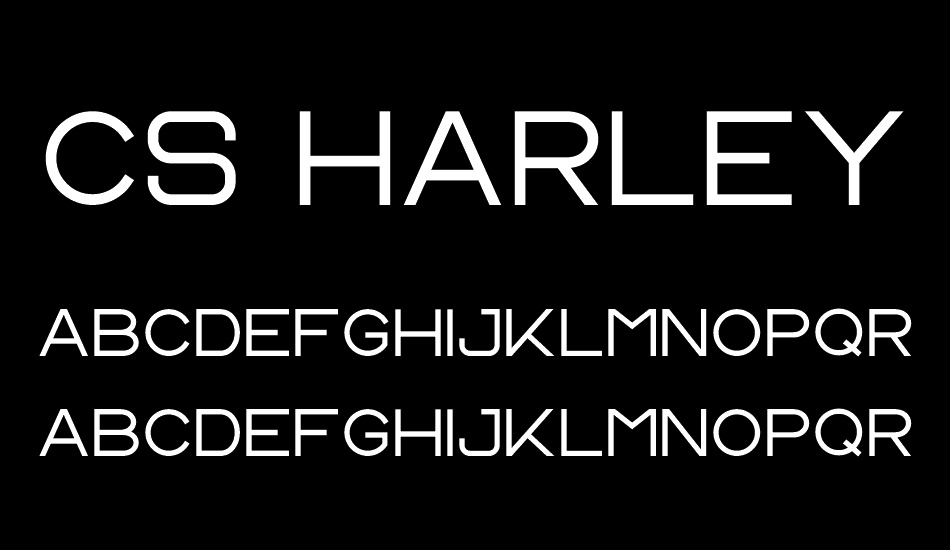 CS Harley font