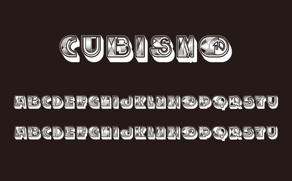 Cubismo font