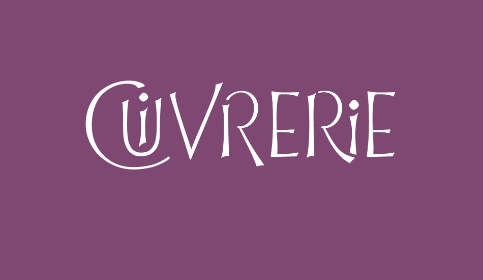 Cuivrerie font big