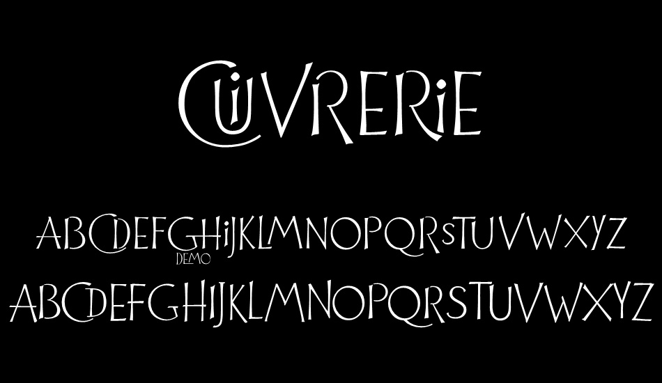 Cuivrerie font