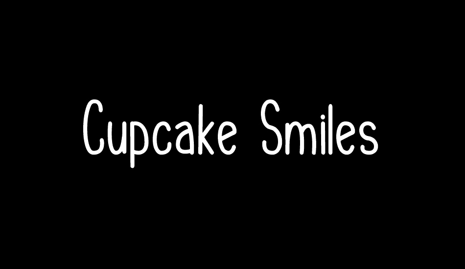 Cupcake Smiles font big