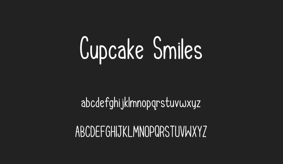 Cupcake Smiles font