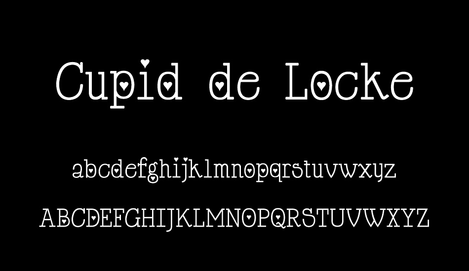 Cupid de Locke font