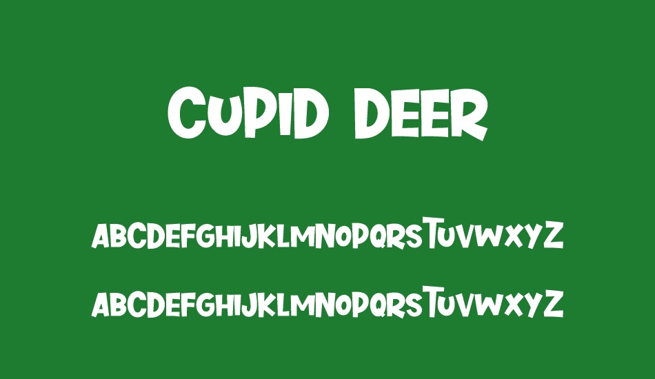 Cupid Deer font