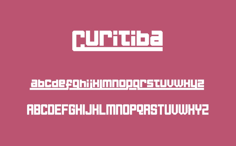 Curitiba font