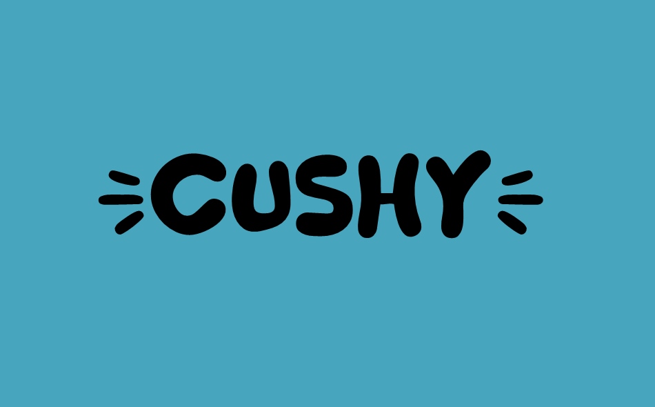 Cushy font big