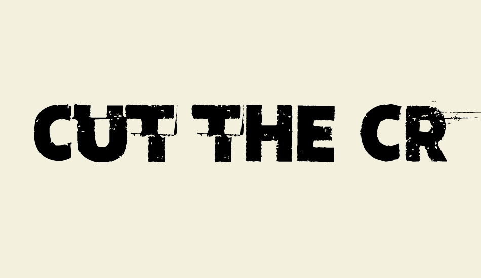 cut-the-crap font big