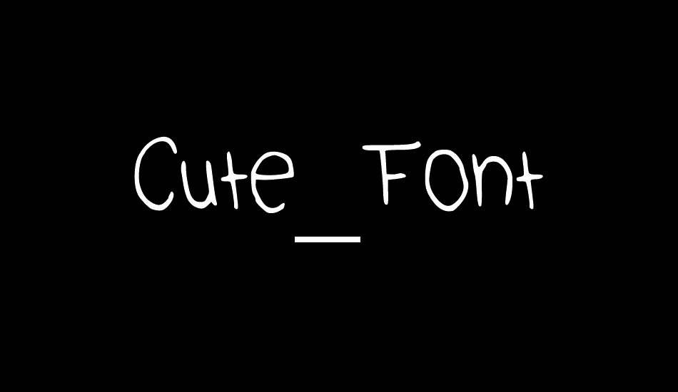 Cute_Font font big