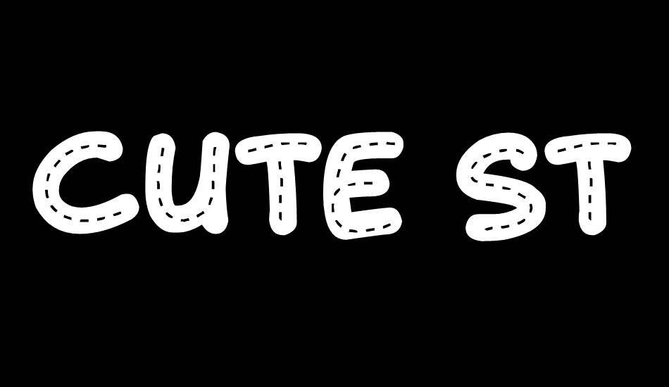 Cute Stitch font big