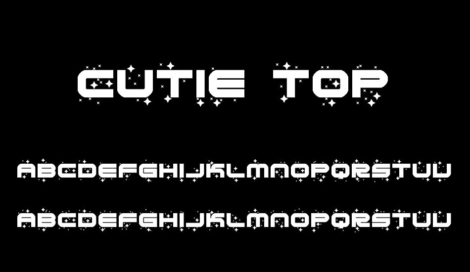 Cutie Top font