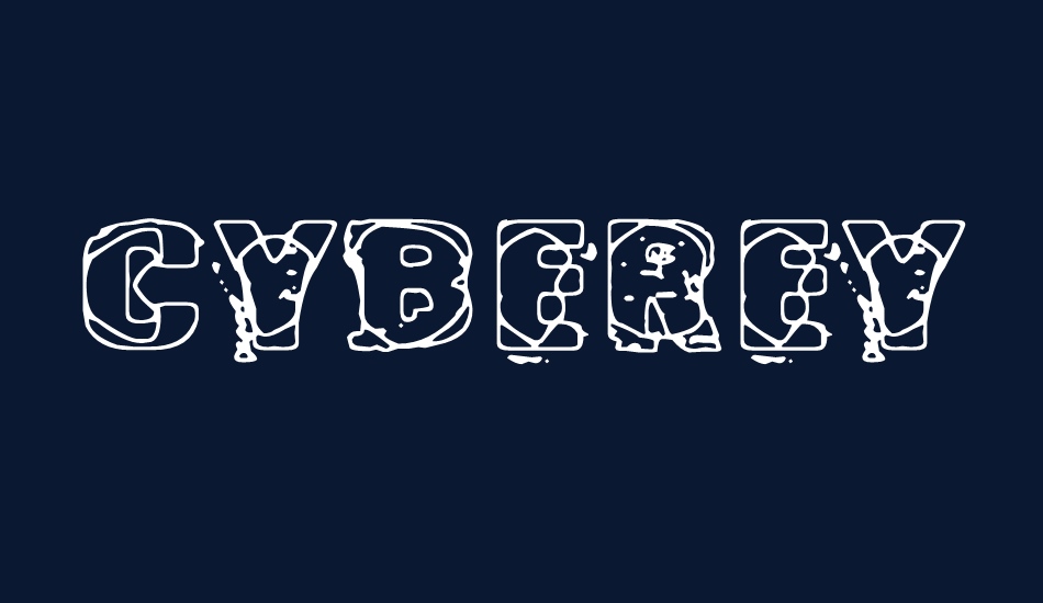 Cybereye font big