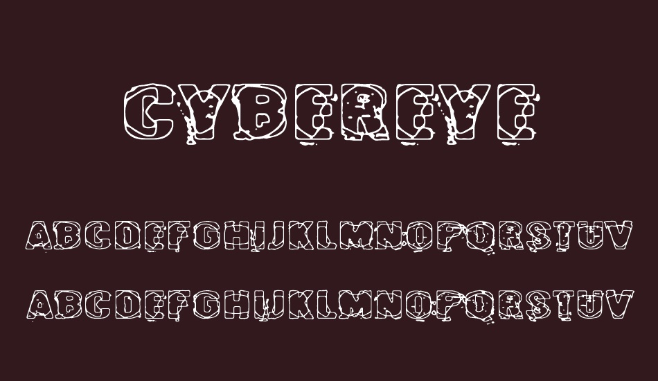 Cybereye font