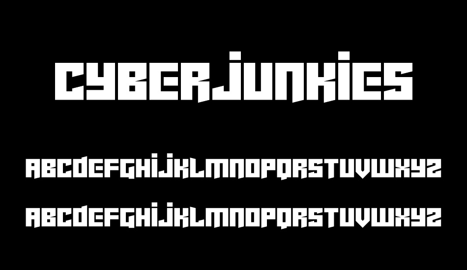 Cyberjunkies font