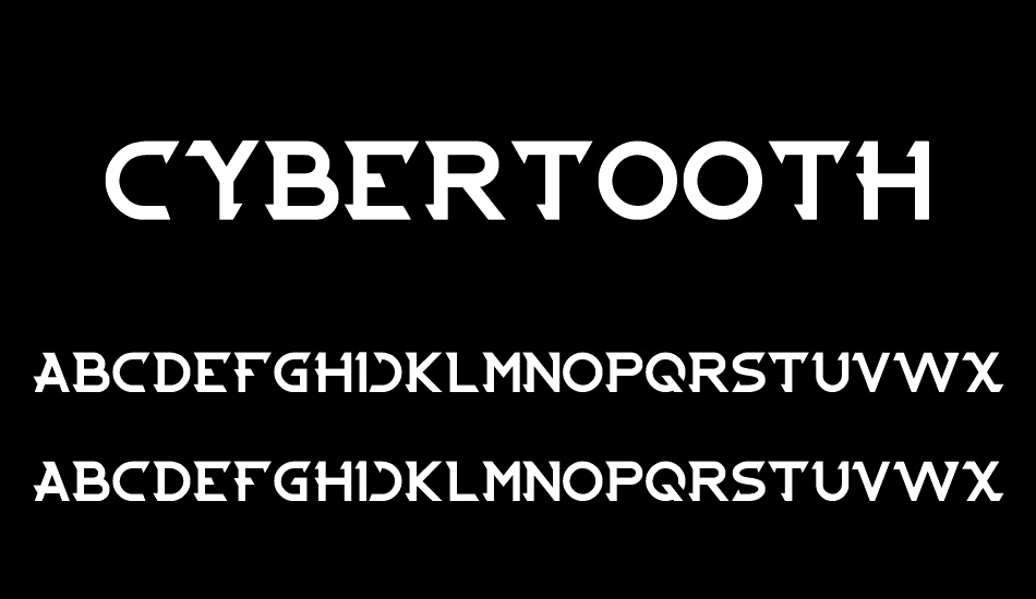 CYBERTOOTH font