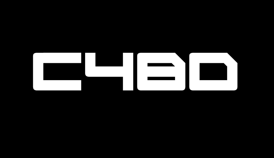 Cyborg45 font big