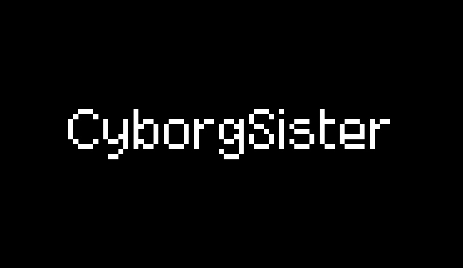 CyborgSister font big