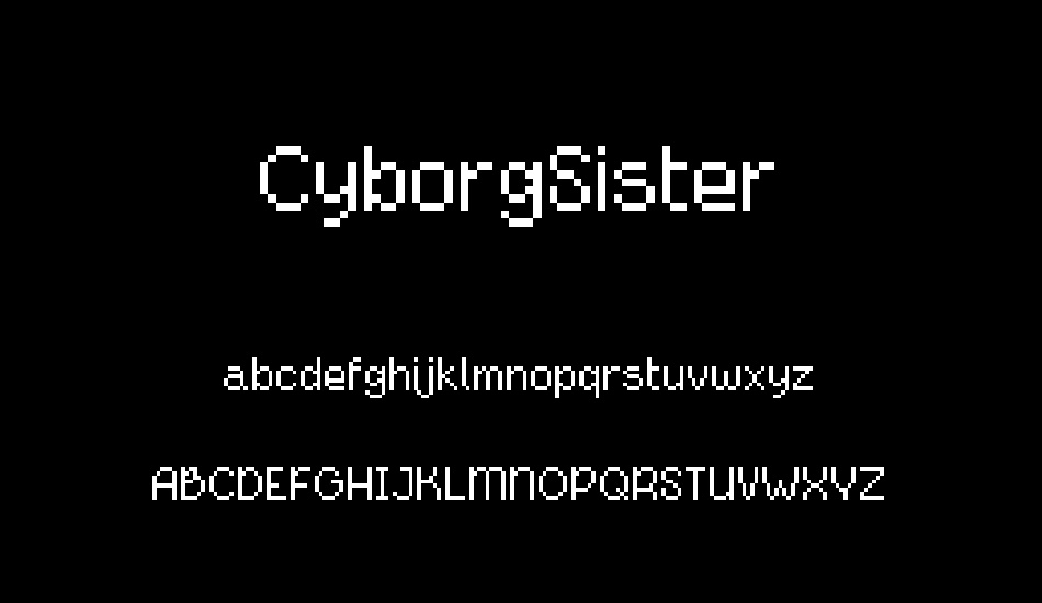 CyborgSister font