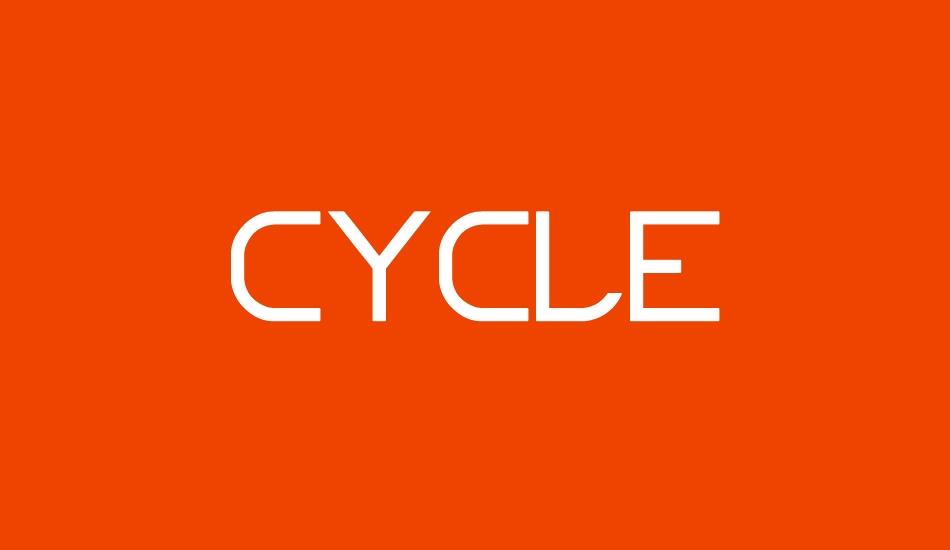 CYCLE font big