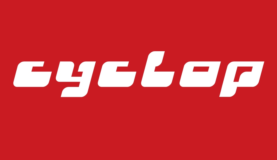 Cyclops font big