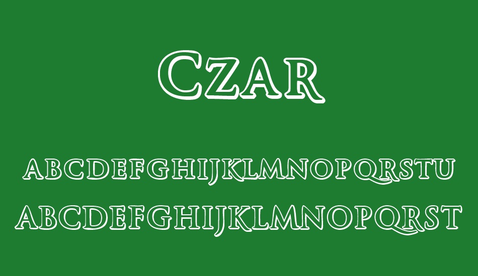 Czar font