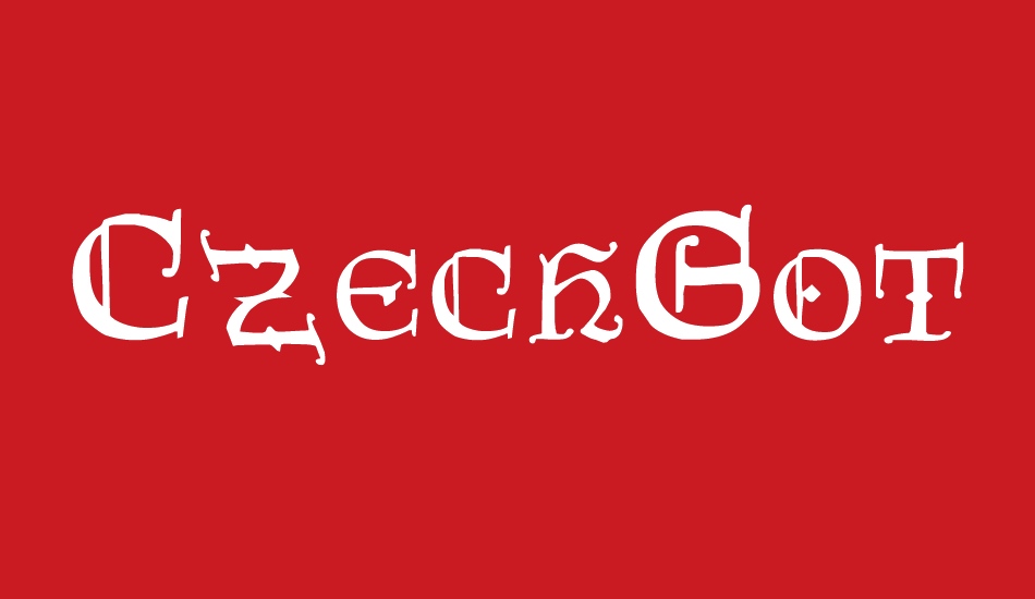 CzechGotika font big