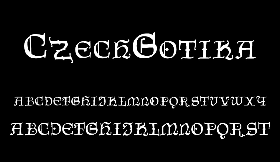 CzechGotika font