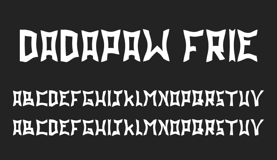 dadapaw friends font
