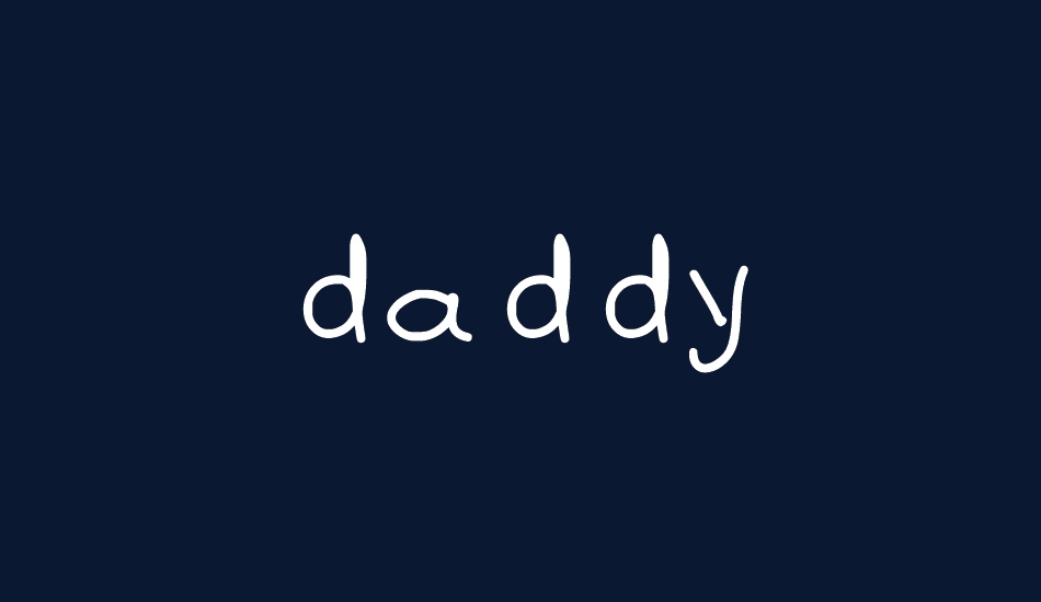 daddy font big