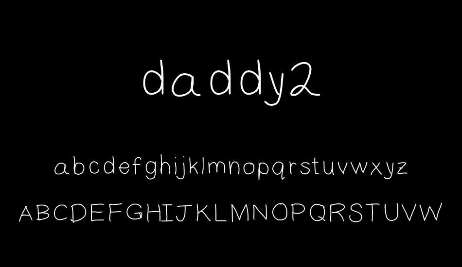daddy2 font
