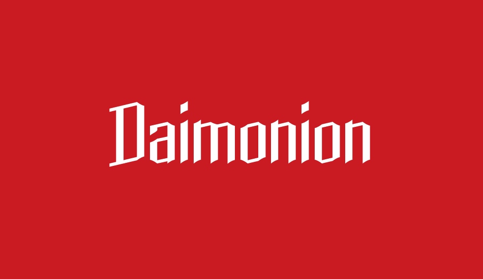 Daimonion font big